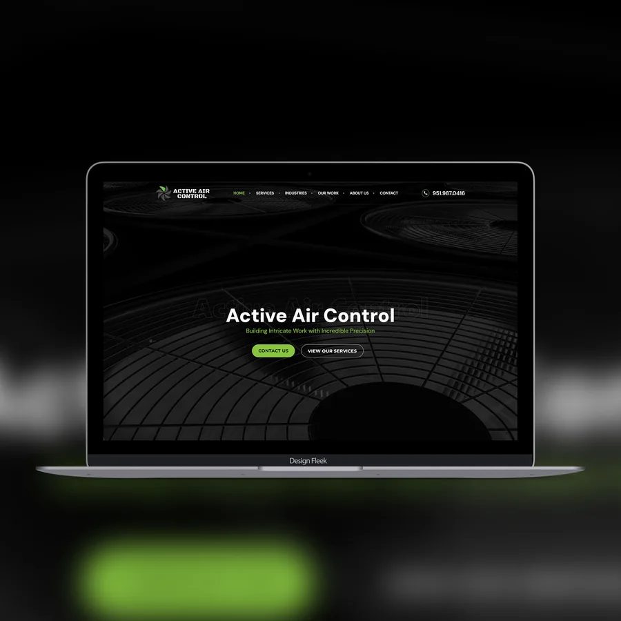 Active Air Control website project preview