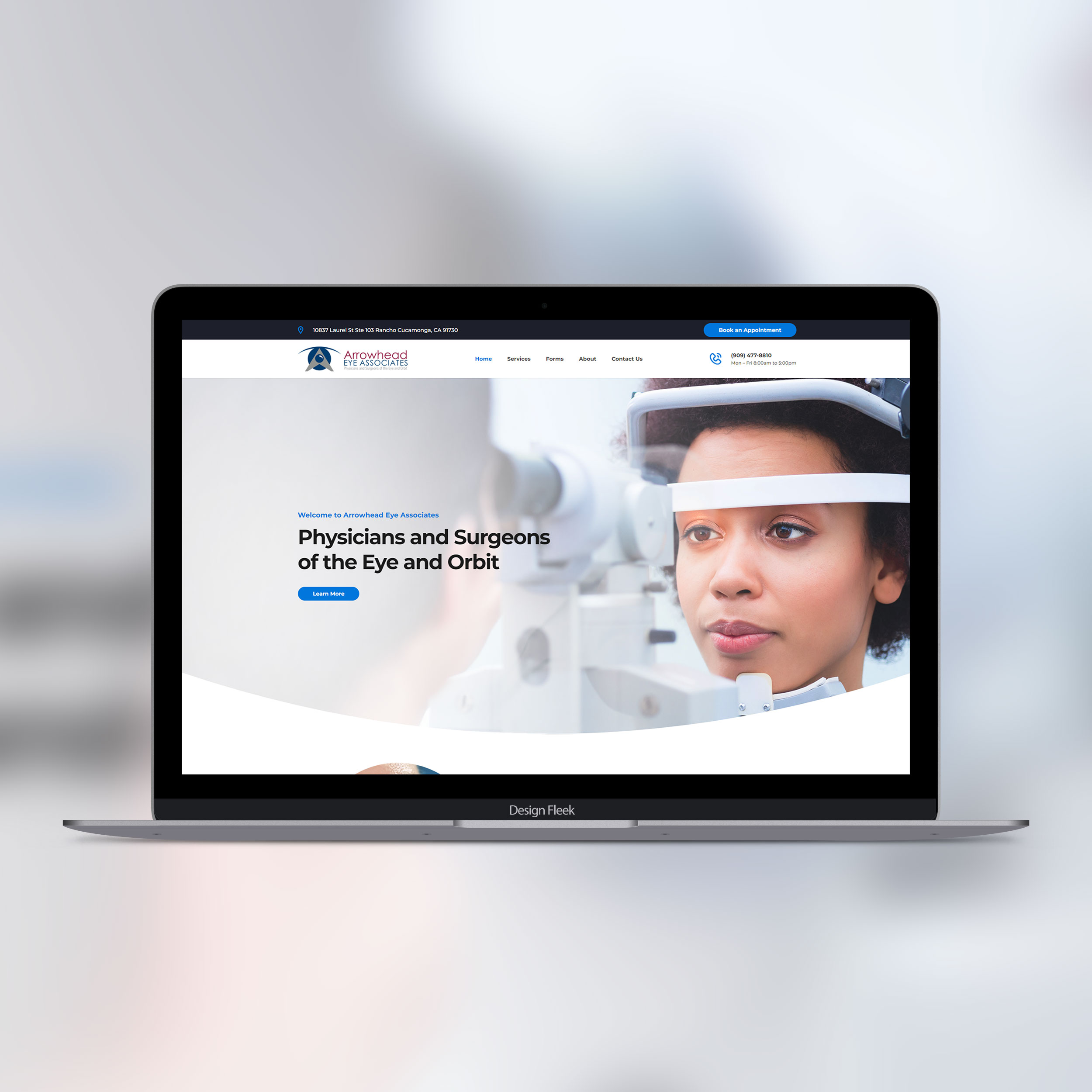 Arrowhead Eye Associates website project preview