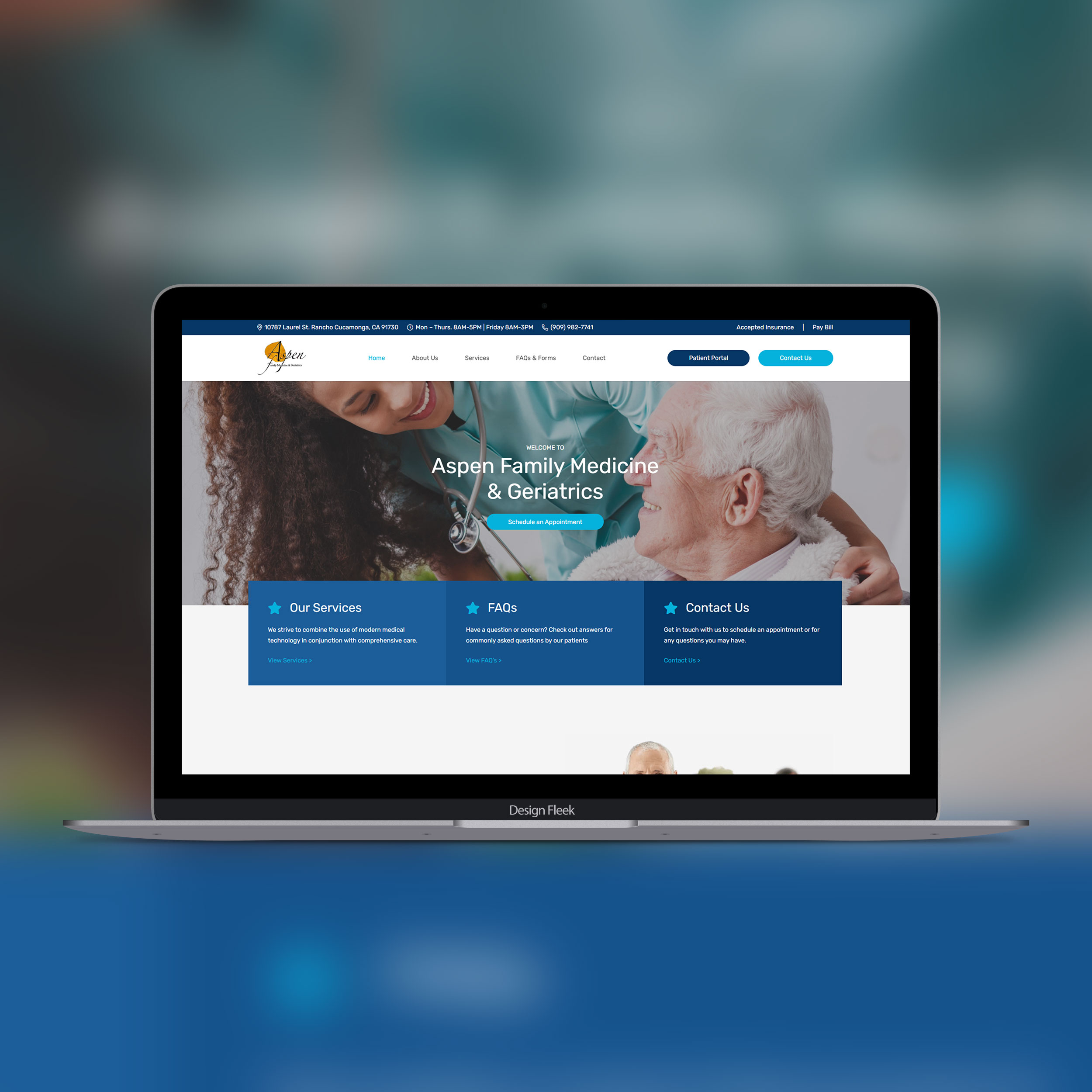 Aspen Family Medicine website project preview