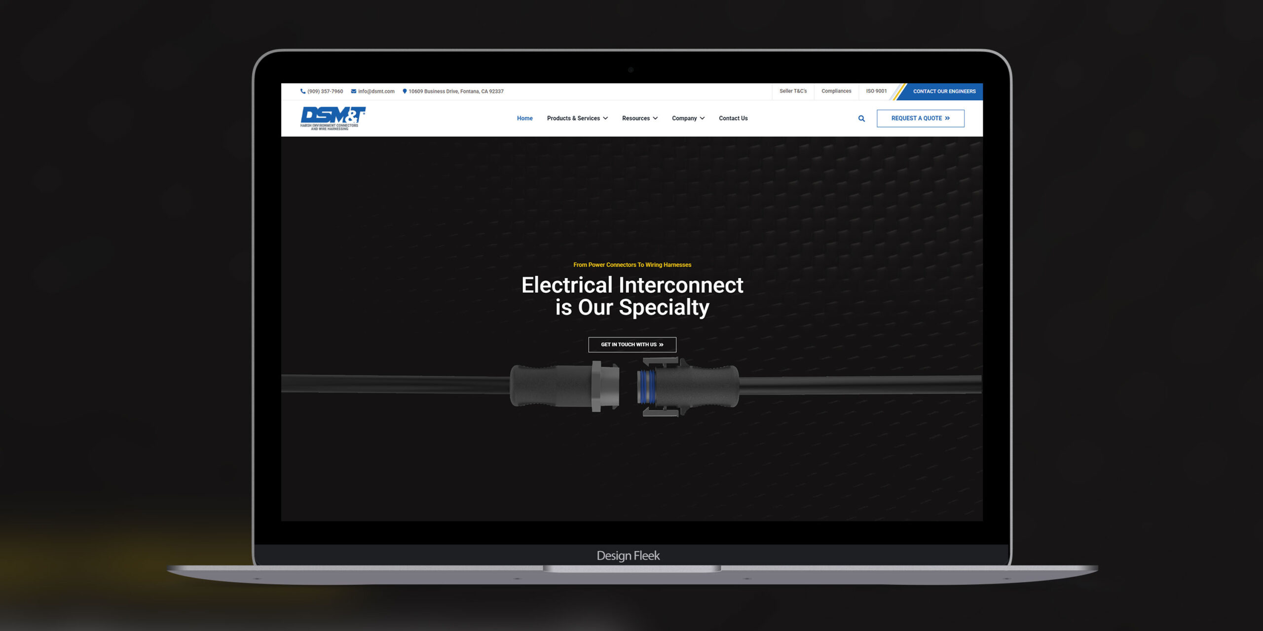 DSM&T website mockup 2