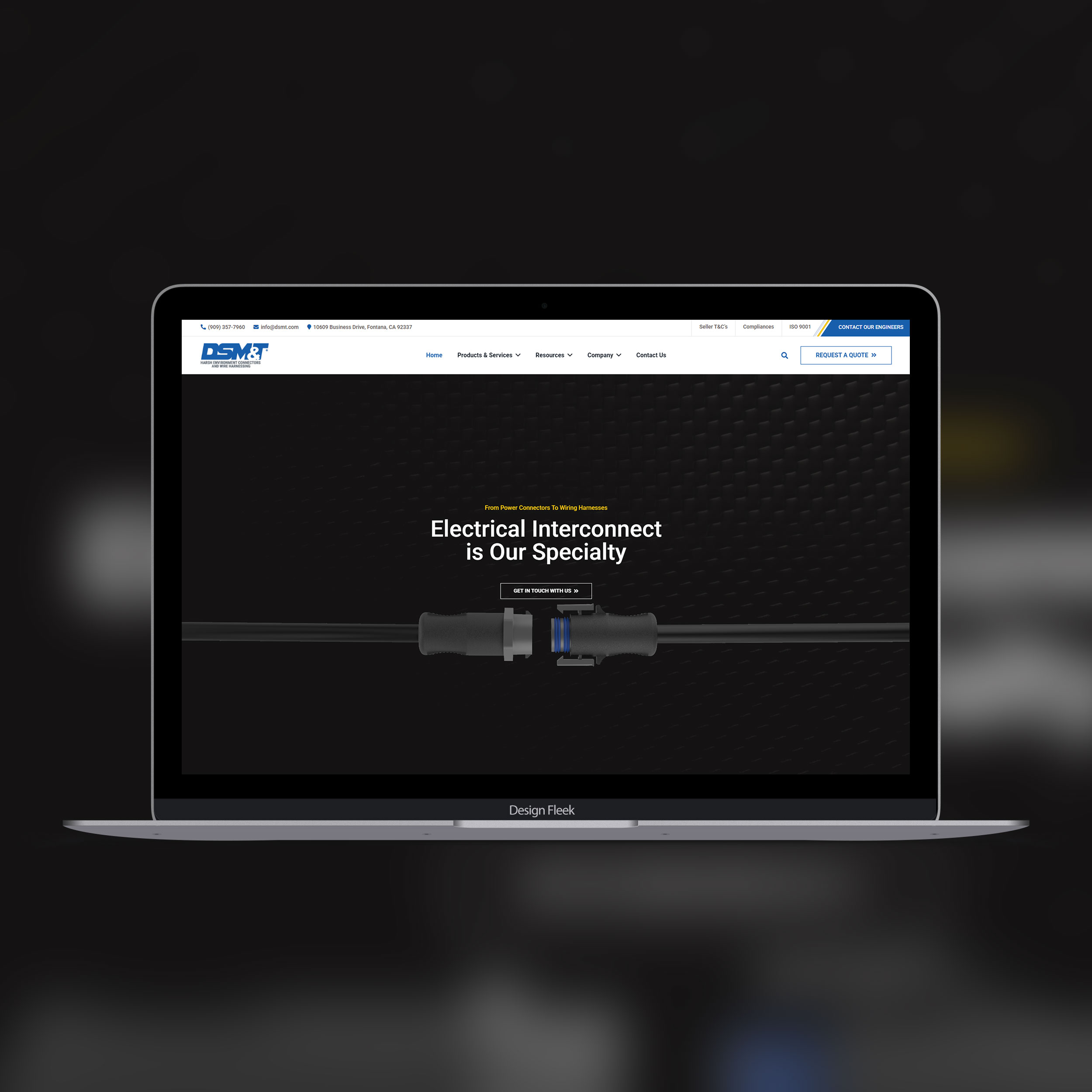 DSM&T website project preview