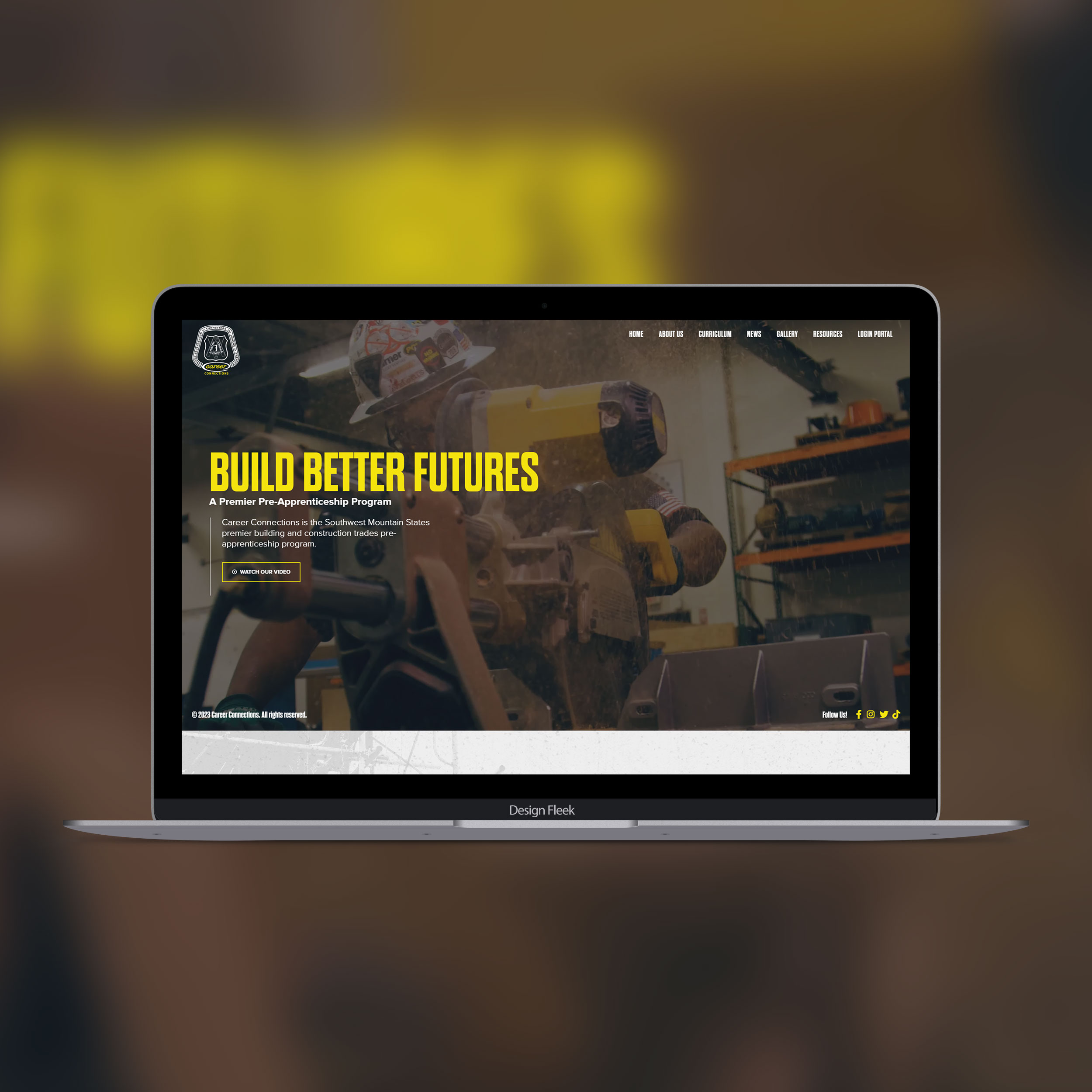 SWMS Career Connections website project preview