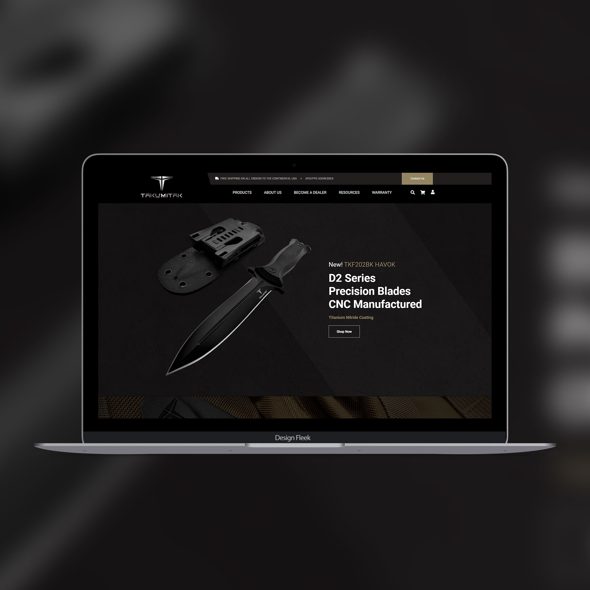 Takumitak website project preview